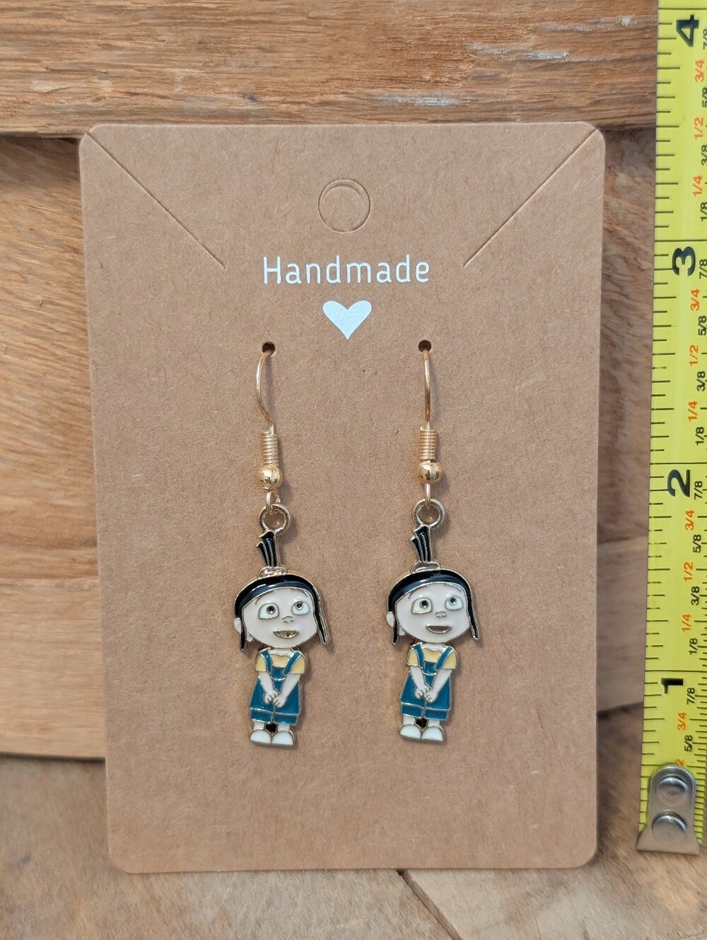 Despicable Me Minions Enamel Metal Earrings NEW